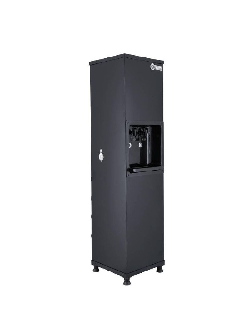 Bebedouro Industrial Coluna Knox 25L 1 Torneira Gelada 1 Torneira Natural Black 220V (KX02-D NG 2T BK)