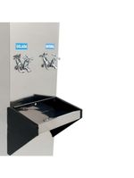 Bebedouro Industrial Coluna Knox 25L 1 Torneira Gelada 1 Torneira Natural Inox 127V (KX02-C NG 2T)