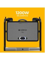Grill Elétrico Cadence Click Inox 220V GRL200