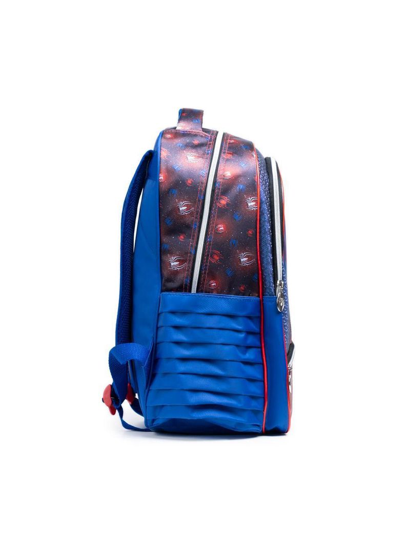 Mochila escolar infantil homem aranha azul