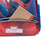 Mochila escolar infantil homem aranha azul