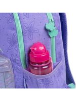 Mochila escolar infanto-juvenil feminina ariel  glitter lilás