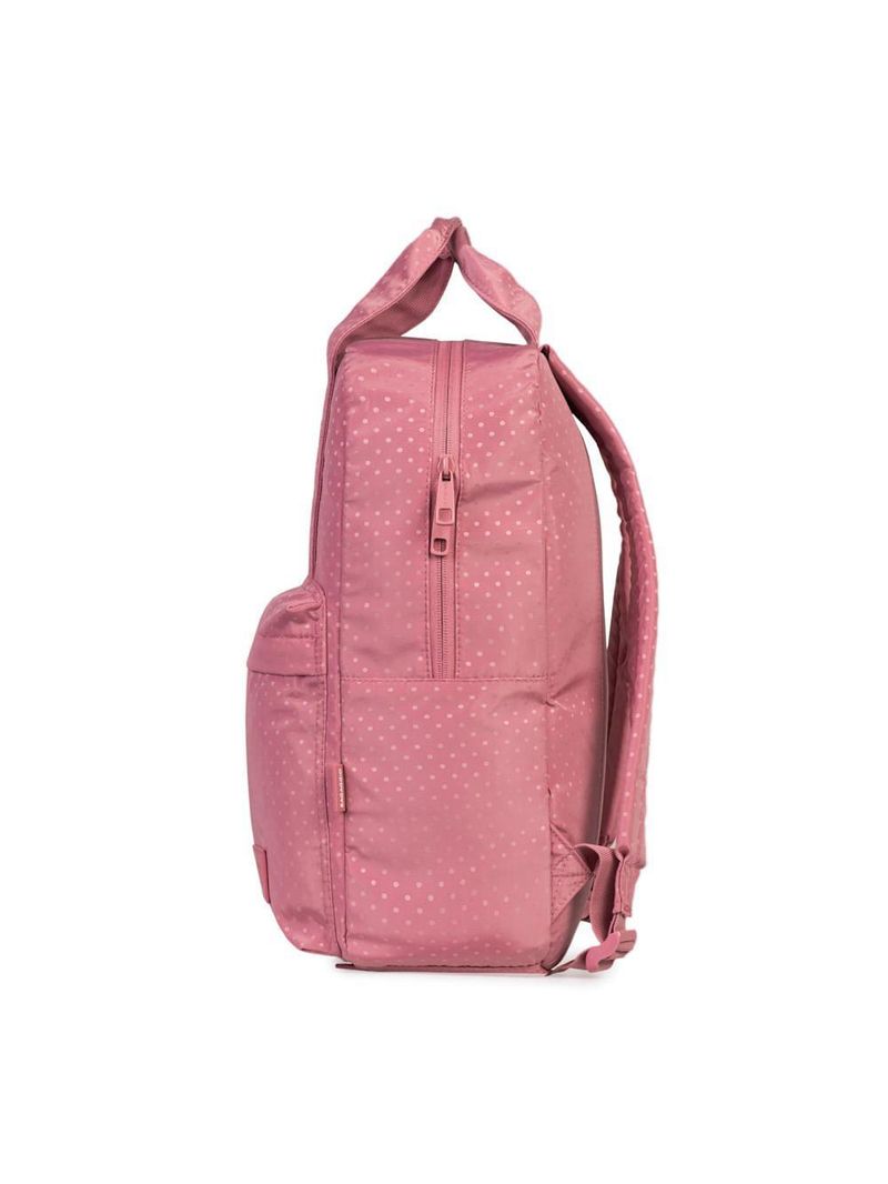 Mochila escolar feminina juvenil polka dots rosa