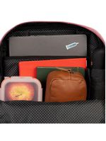 Mochila escolar feminina juvenil polka dots rosa