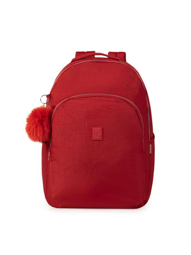 Mochila escolar feminina pop fun vermelha