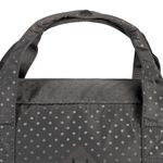Mochila escolar feminina juvenil polka dots cinza
