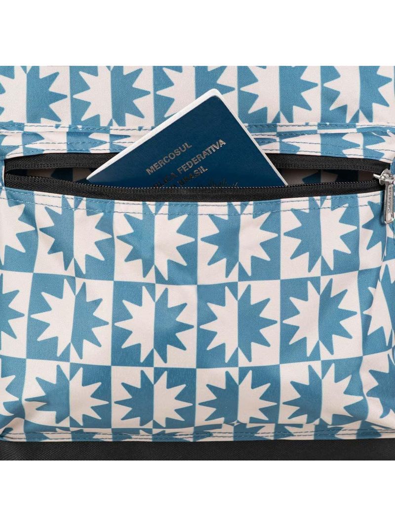 Mochila basica duo star azul