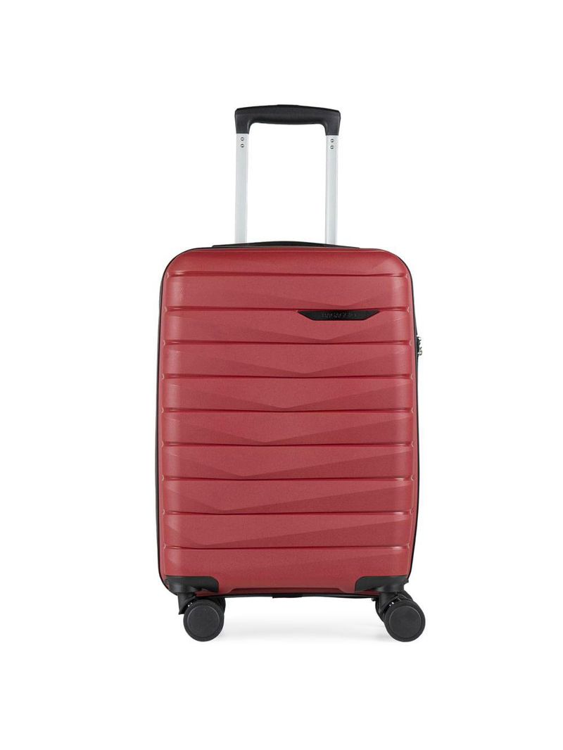 Mala de bordo 10 kg polipropileno 4 rodas route vinho