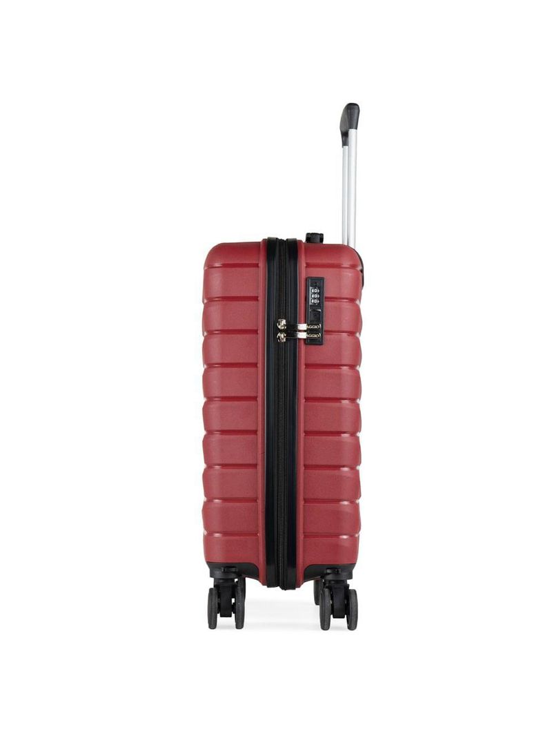 Mala de bordo 10 kg polipropileno 4 rodas route vinho