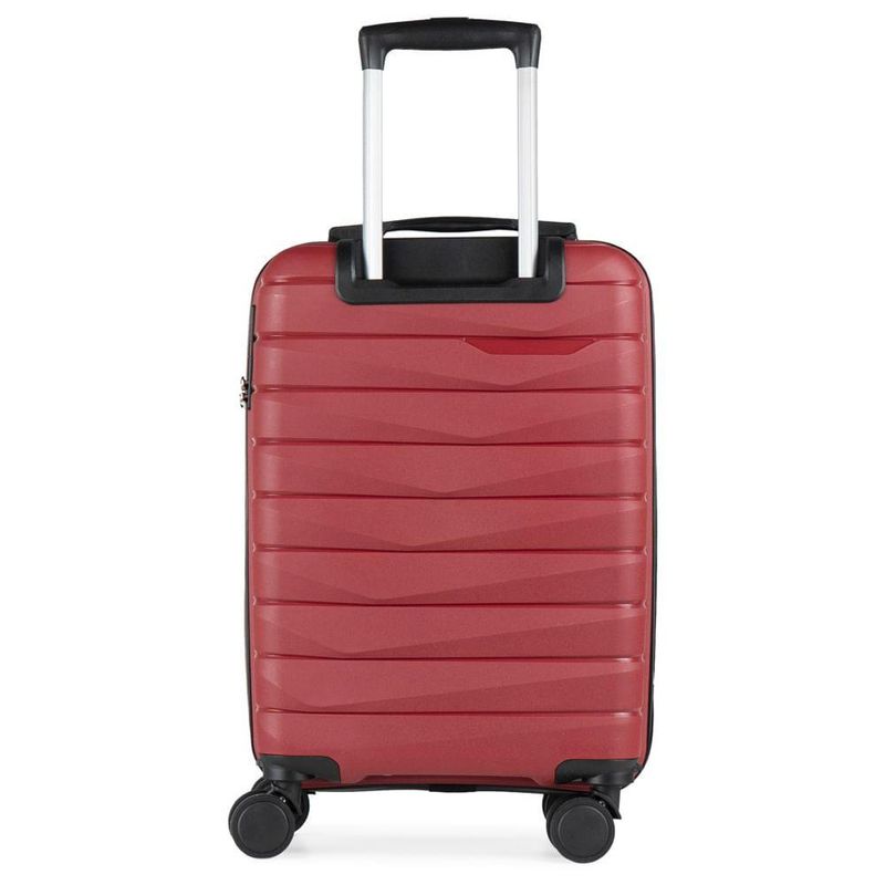 Mala de bordo 10 kg polipropileno 4 rodas route vinho