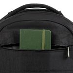 Mochila de rodinha juvenil masculina color block 4 rodas preta