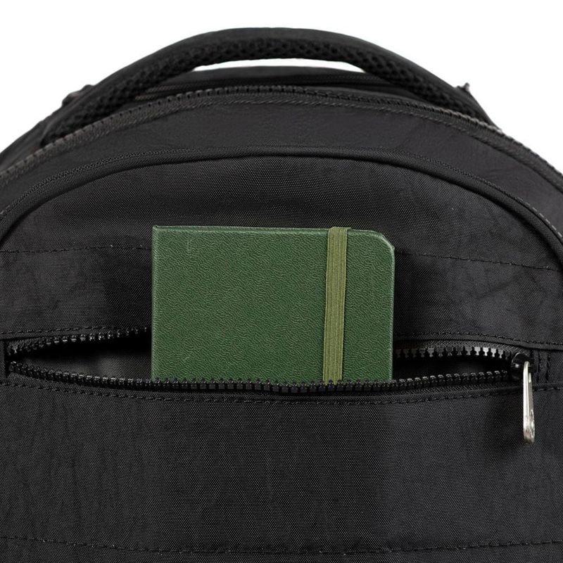Mochila de rodinha juvenil masculina color block 4 rodas preta