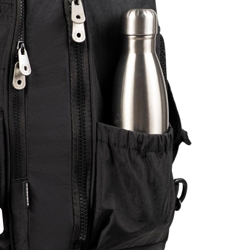 Mochila de rodinha juvenil masculina color block 4 rodas preta