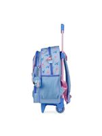 Mochila de rodinha feminina infantil stitch baby azul clara
