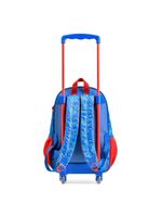 Mochila de rodinha infantil  homem aranha azul