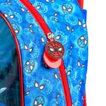 Mochila de rodinha infantil  homem aranha azul