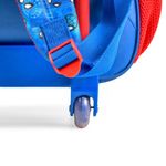 Mochila de rodinha infantil  homem aranha azul