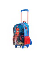 Mochila de rodinha infantil  homem aranha azul