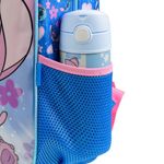 Mochila de rodinha infantil feminina stitch azul
