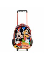 Mochila de rodinha infantil mickey preto