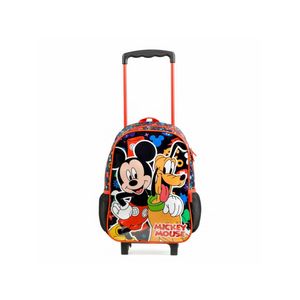 Mochila de rodinha infantil mickey preto