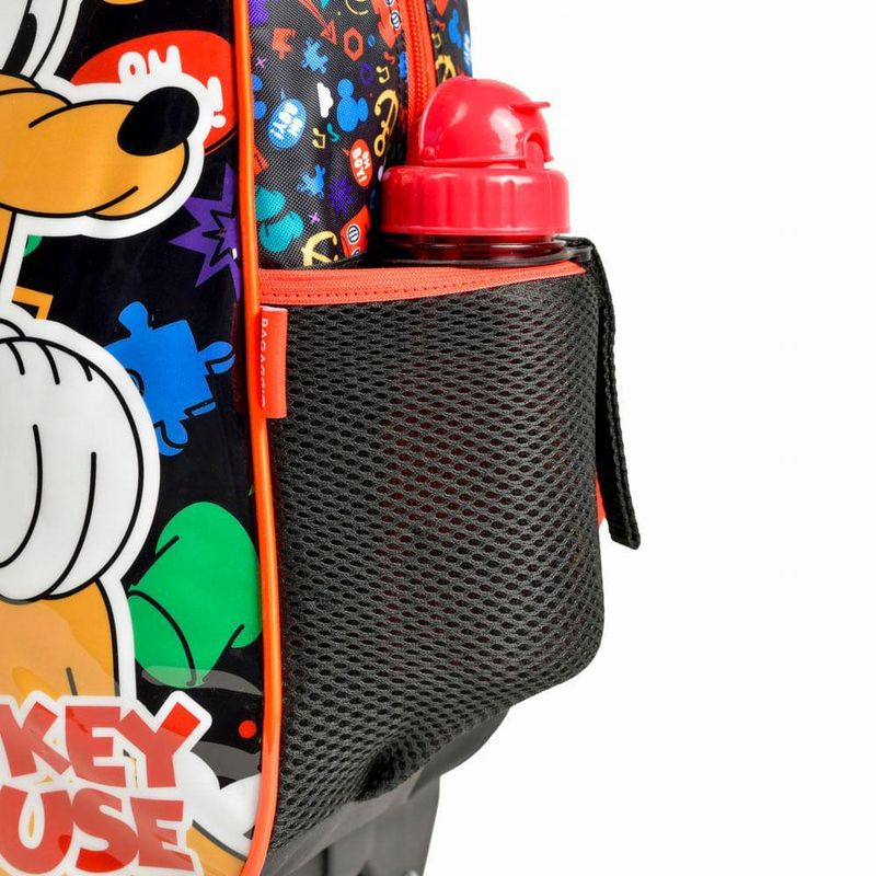 Mochila de rodinha infantil mickey preto