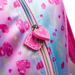 Mochila de rodinha infantil feminina princesas rosa