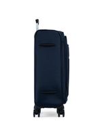 Mala média 23kg poliéster 4 rodas 26" lyon azul escuro