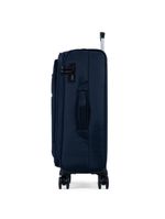 Mala média 23kg poliéster 4 rodas 26" lyon azul escuro