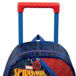 Mochila de rodinha infantil masculina homem aranha azul