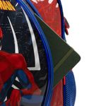 Mochila de rodinha infantil masculina homem aranha azul