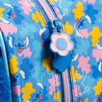 Mochila de 4 rodinhas infantil feminina stitch azul