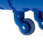 Mochila de 4 rodinhas infantil feminina stitch azul