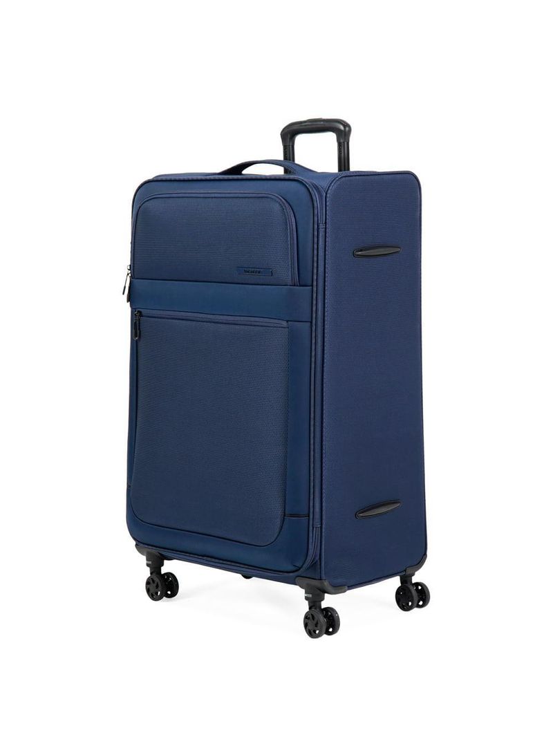 Mala grande 32 kg poliéster 4 rodas edimburgo azul