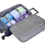 Mala grande 32 kg poliéster 4 rodas edimburgo azul