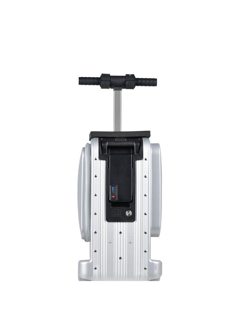 Mala de viagem elétrica patinete bg motion pequena prata