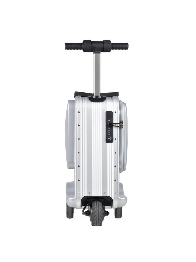 Mala de viagem elétrica patinete bg motion pequena prata