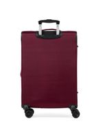 Mala média 23kg poliéster 4 rodas 26" lyon vinho