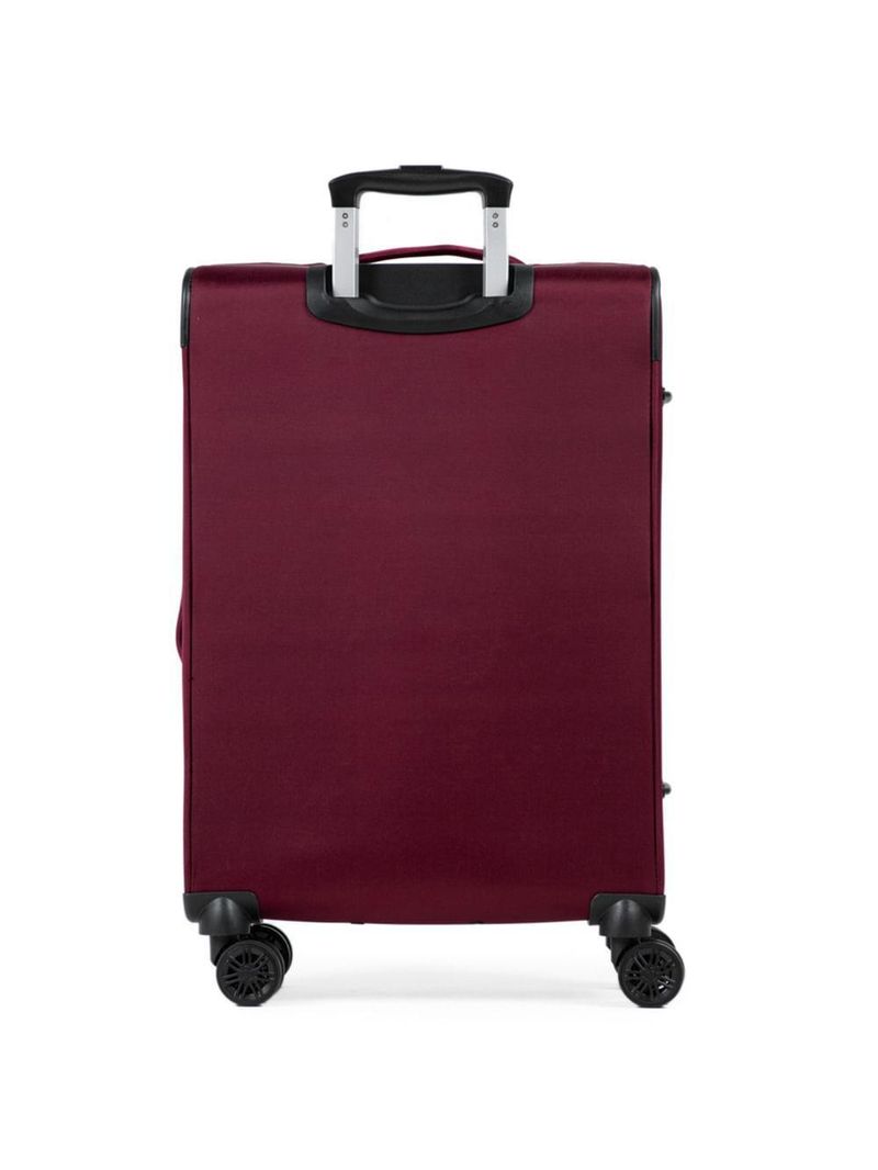 Mala média 23kg poliéster 4 rodas 26" lyon vinho