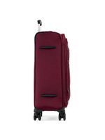 Mala média 23kg poliéster 4 rodas 26" lyon vinho