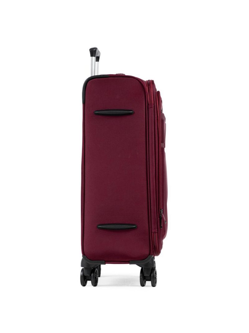 Mala média 23kg poliéster 4 rodas 26" lyon vinho