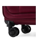 Mala média 23kg poliéster 4 rodas 26" lyon vinho