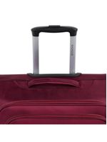 Mala média 23kg poliéster 4 rodas 26" lyon vinho