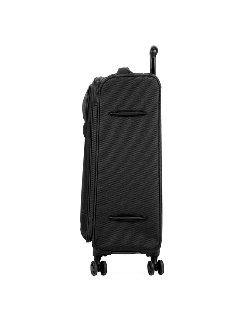 Mala média 23 kg poliéster 4 rodas 23" edimburgo preta