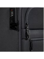 Mala média 23 kg poliéster 4 rodas 23" edimburgo preta
