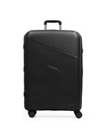Mala de viagem grande 32 kg polipropileno 4 rodas seul preta