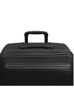 Mala de viagem grande 32 kg polipropileno 4 rodas seul preta