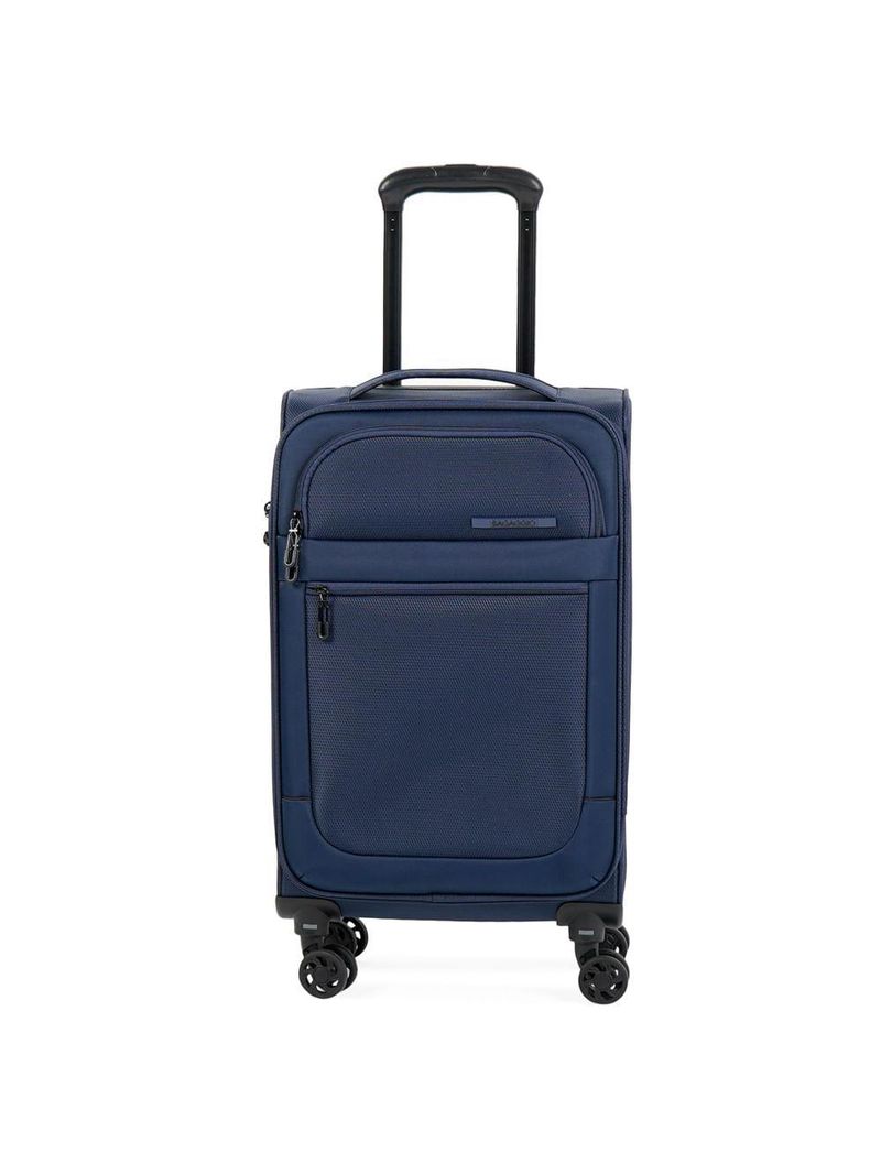 Mala de bordo 10 kg poliéster 4 rodas edimburgo azul