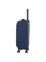 Mala de bordo 10 kg poliéster 4 rodas edimburgo azul
