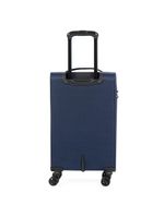 Mala de bordo 10 kg poliéster 4 rodas edimburgo azul